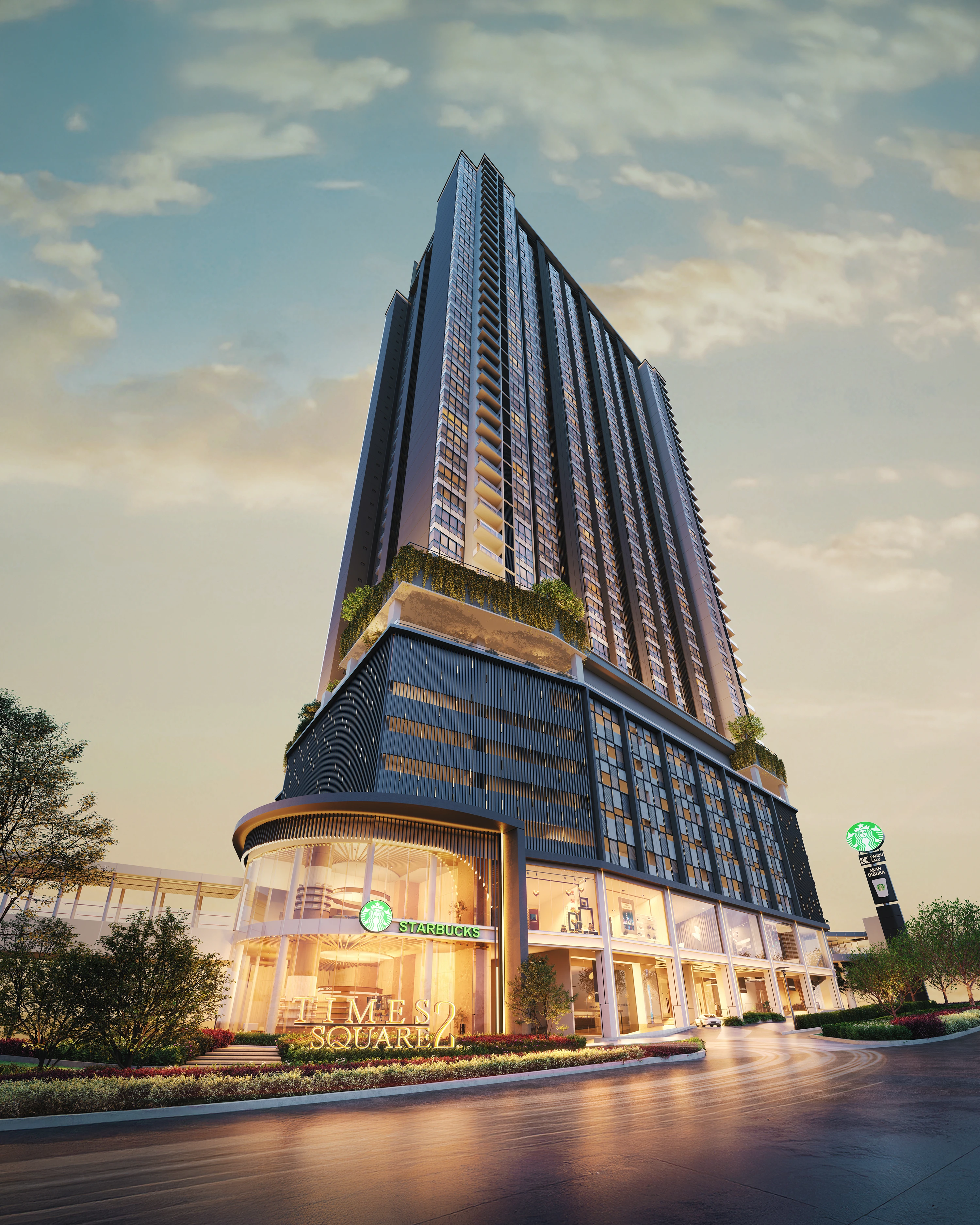 Prime location with PNB building view